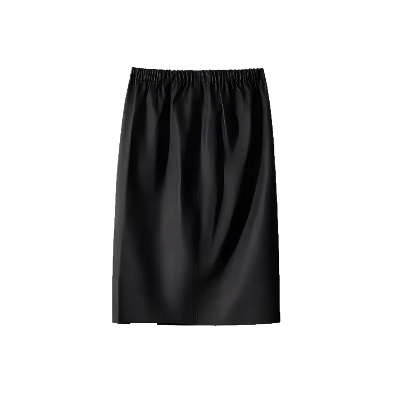 Kele Coco Leather Short Skirts Women's Black-1