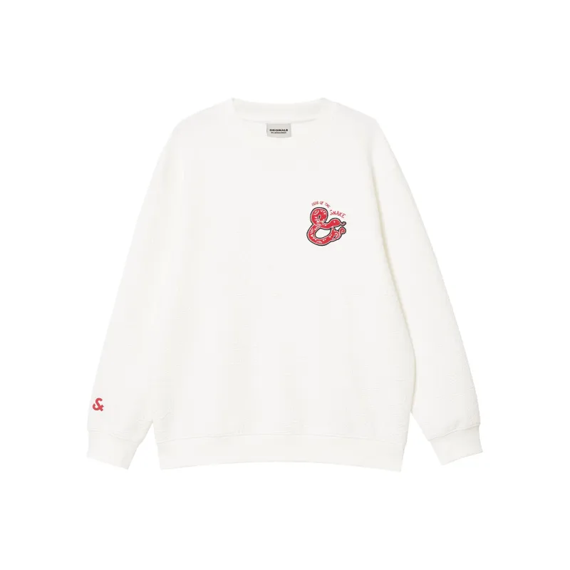 JACK JONES· x CNY Sweatshirt Men's Snow White-0