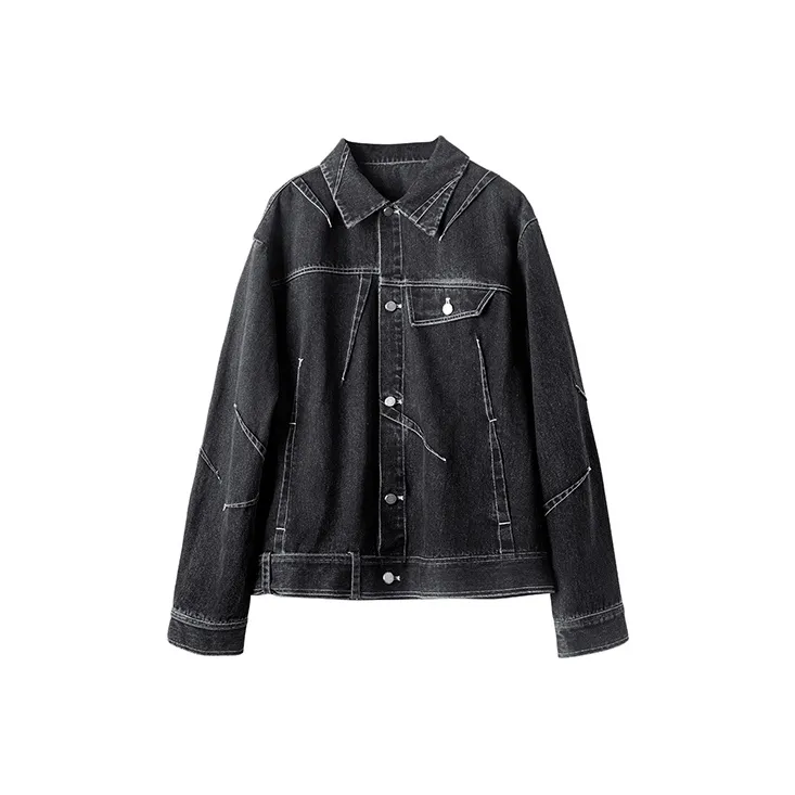 HUANXIANGZHE Jacket Unisex Black-0