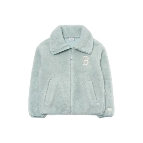 MLB Boston Red Sox Velvet Jackets Unisex Mint Green
