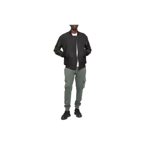 Moose Knuckles Snake Year Limited Collection Casual Pants Men Black