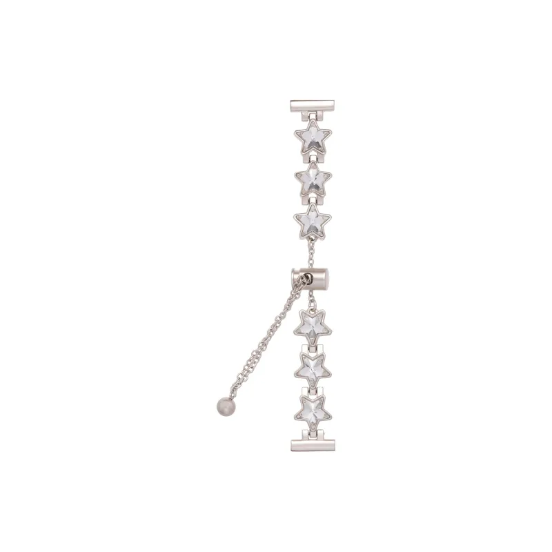 Biaodaige Stars Rhinestone Embellished Watch Band Huawei Compatibility Metal-4