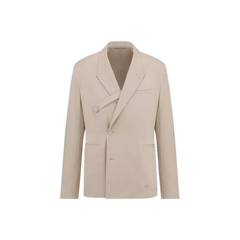DIOR Business Suits Coats Men's Beige-0