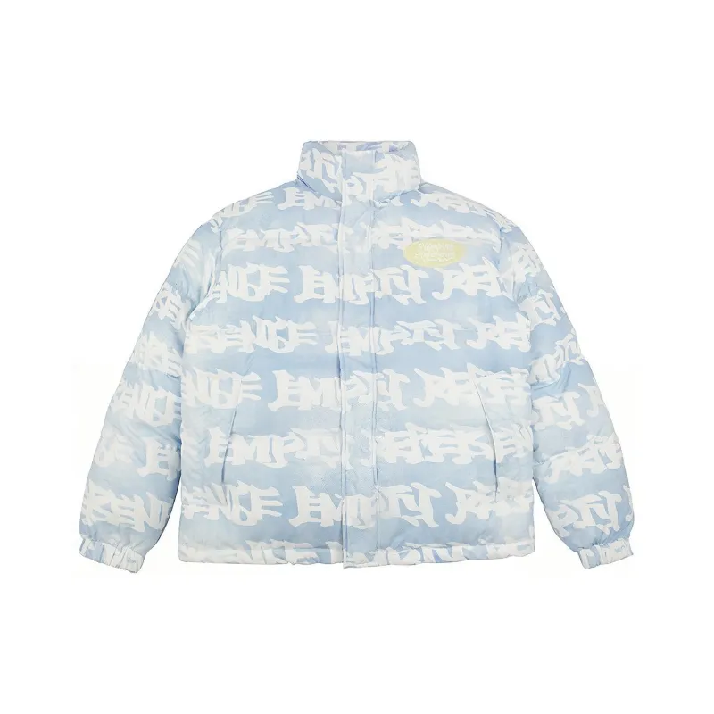 EMPTY REFERENCE Puffer Jackets Unisex Light Denim-0