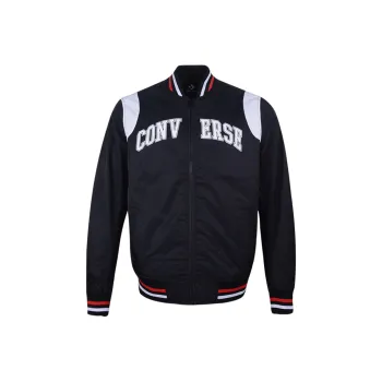 Converse Non Padded Baseball Bomber Jackets Coats Men's Black