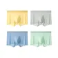 4-Pack[Yellow+Light Gray+Light Gray Blue+Light Green]