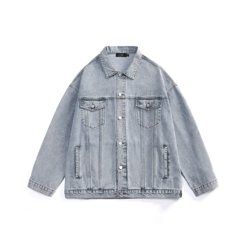 OM NOM Denim Jackets Unisex-3
