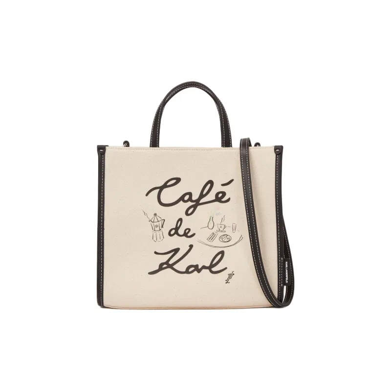 KARL LAGERFELD / Karl Lagerfeld Jeans X Jorge Parra Canvas Tote Bag-0