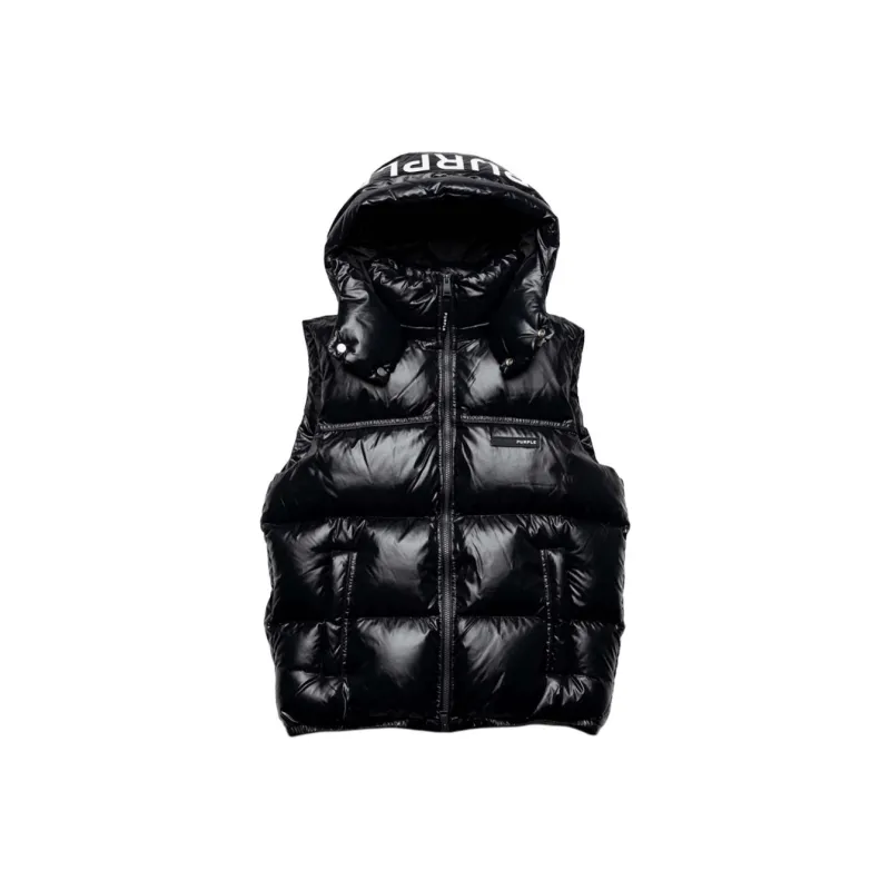 PURPLE BRAND Nylon Puffer Vest-0