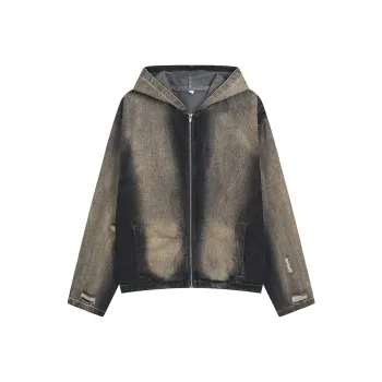 GBXM Denim Jacket Unisex Yellow Mud