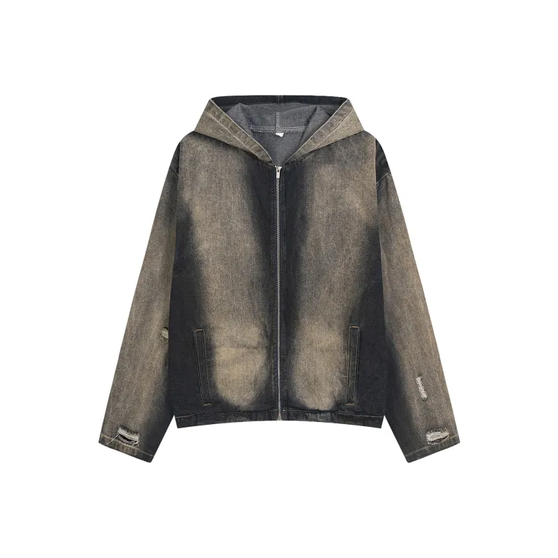 GBXM Denim Jacket Unisex Yellow Mud-0