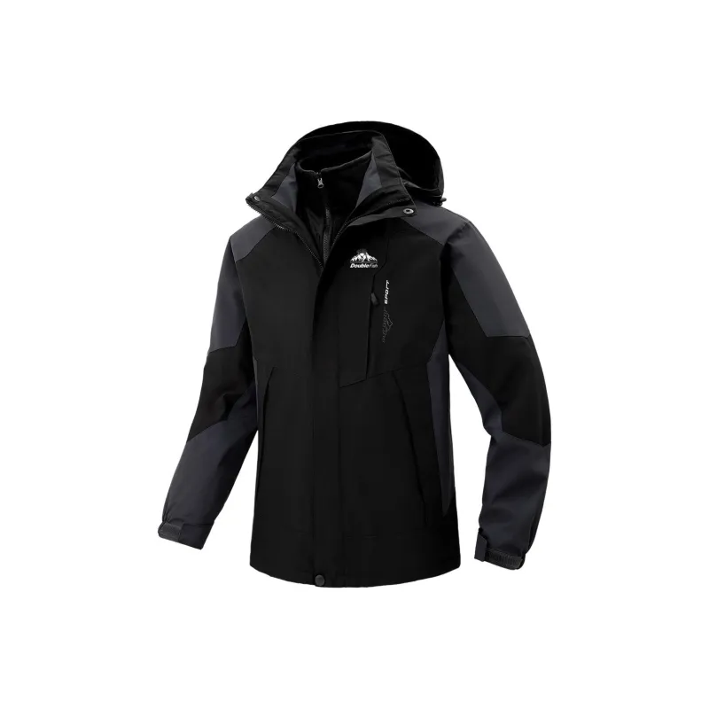 DOUBLEFISH Waterproof And Windproof Windbreaker Jacket Unisex-0