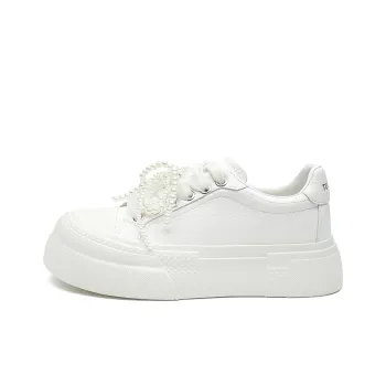 ABIDJAN Ribbon Pearl Collection Lightweight And Breathable Low Top Skateboard Shoes Women's