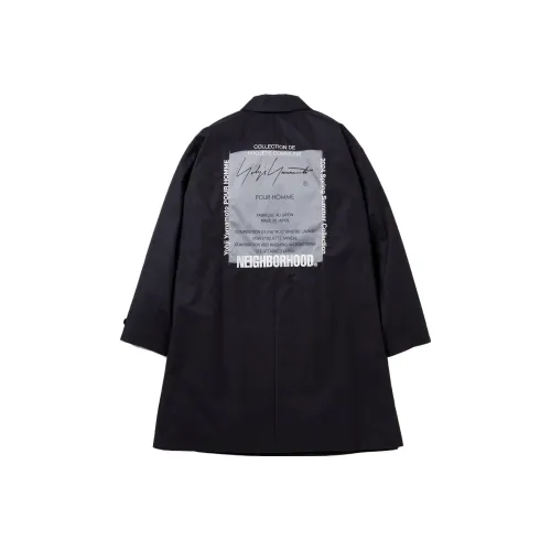 Neighborhood X Yohji Yamamoto NEIGHBORHOOD Co brand Coats Unisex Black