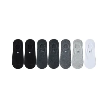 Cotton Gene No Show Socks Men's 7 Pack
