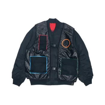 Converse CNY PADDED Baseball Jacket Men's Black