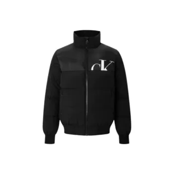 Calvin Klein Puffer Jackets Men Space Black