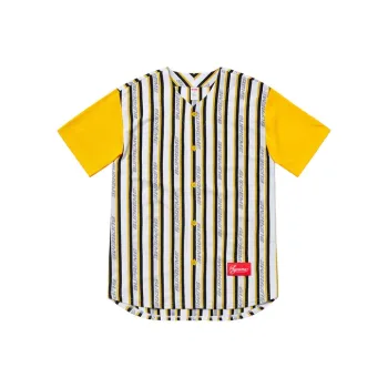 Supreme Jacquard Logo Baseball Jersey