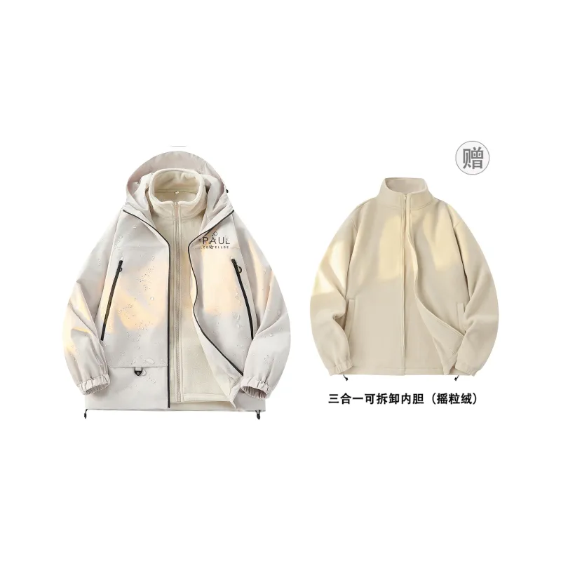 PAUL COSTELLOE Waterproof And Windproof To Keep Warm Windbreaker Jacket Unisex-5