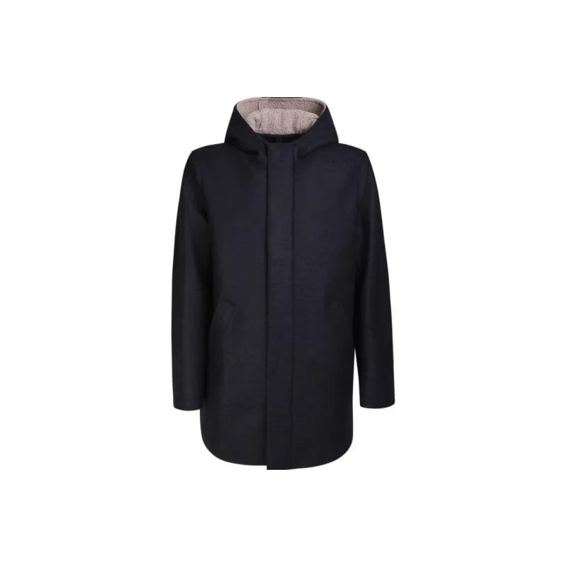 HARRIS WHARF LONDON Hooded Felt Coat-0