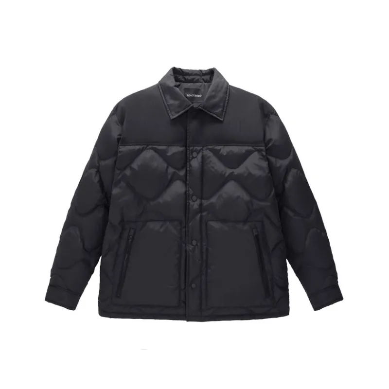 PEACEBIRD MEN Master Collection Down Jacket Unisex Black-7
