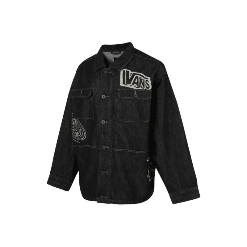 Vans Denim Jackets Men Black-0