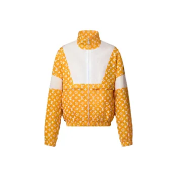 LOUIS VUITTON Monogram Printed Technical Track Top