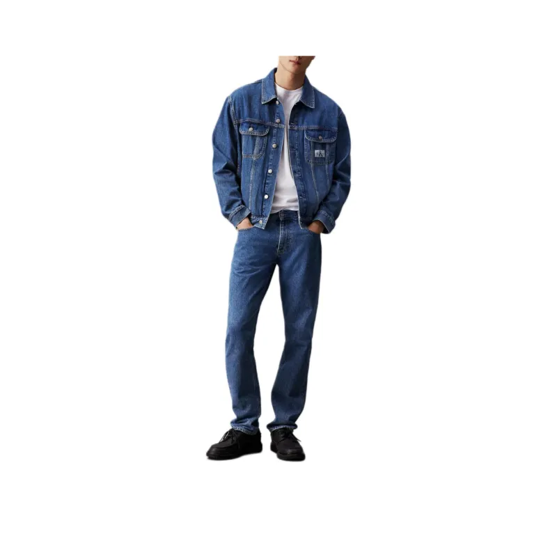 CALVIN KLEIN Jackets & Coats Europe Version Men's Bright Blue-0