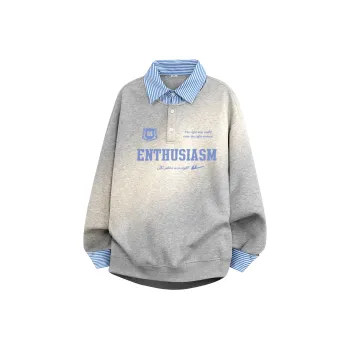Warrior Huichao Riding The Wind Collection Sweatshirt Unisex Heather Gray