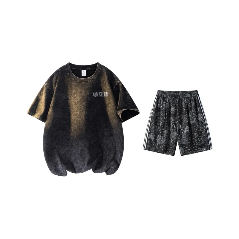 Qnxeey Casual Sportswear Unisex-1