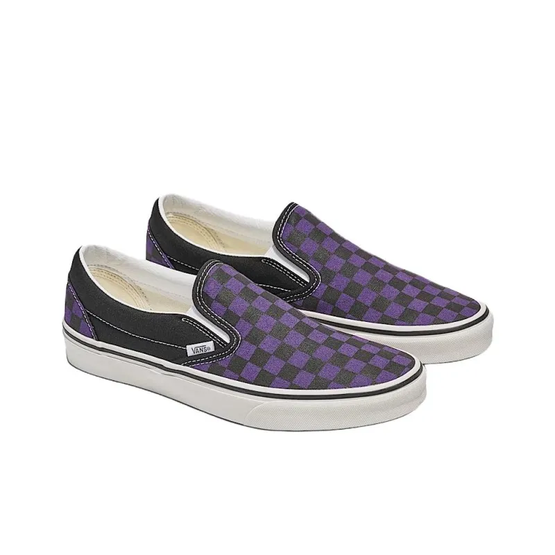 Slip On Classic Vans 'Checkerboard Gothic Grape'-1