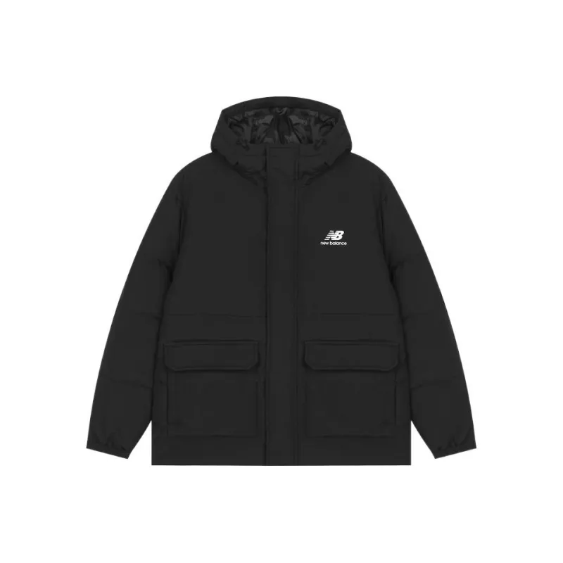 New Balance Down Jackets Men Black-0