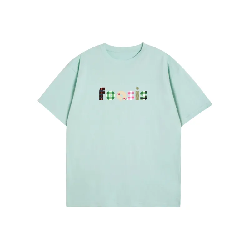 FOASIS Regular T Shirt Unisex Cream Green-2