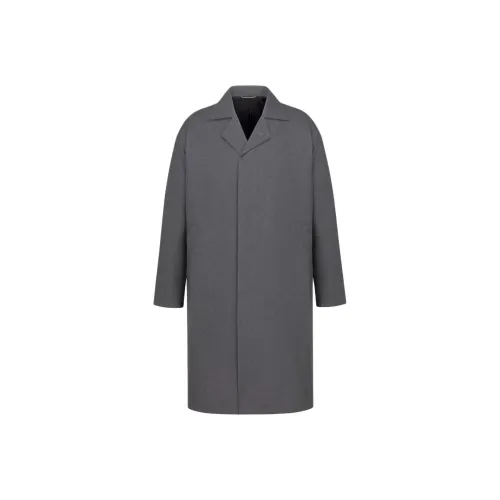 DIOR Straight Hem Long Sleeved Coat