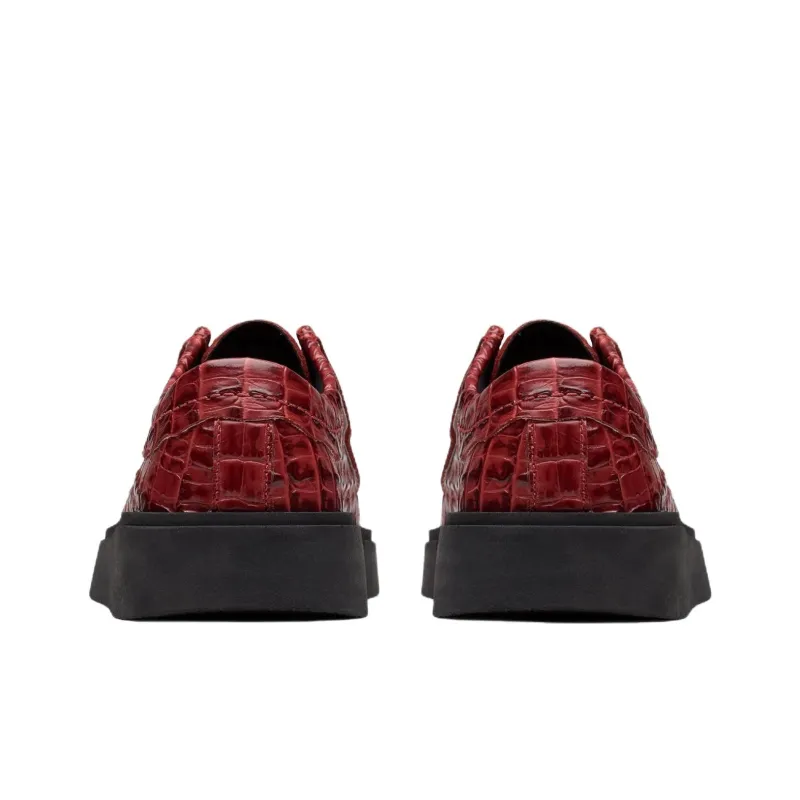 Clarks Martine Rose Torview Casual Shoes Men's Red-4