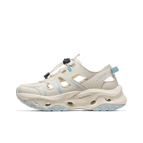 CAMEL Slip Resistant And Breathable River Trekking Shoes Women's Beige Blue