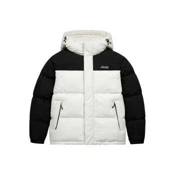 Jeep Thick Hooded Long Sleeved Puffer Jacket Unisex