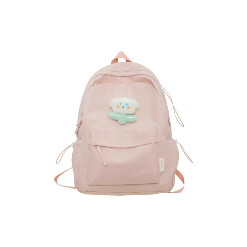 ZOGA Nylon Backpack Women's Green/Ecru/Khaki/Light Yellow/Black/Pink-15