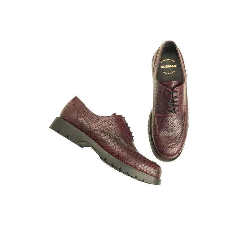 KLEMAN CLEON MANUFACTURE FRODAN LZ VGT Casual Single Shoes Women's Russet-3