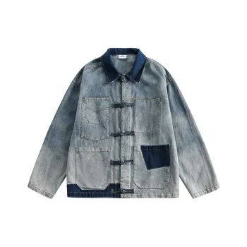 MIIRACER Denim Jacket Unisex Blue