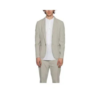 DANIELE ALESSANDRINI Business Suit Men's Beige