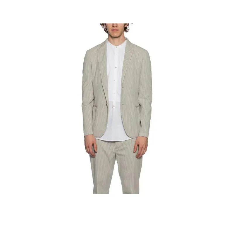 DANIELE ALESSANDRINI Business Suit Men's Beige-0
