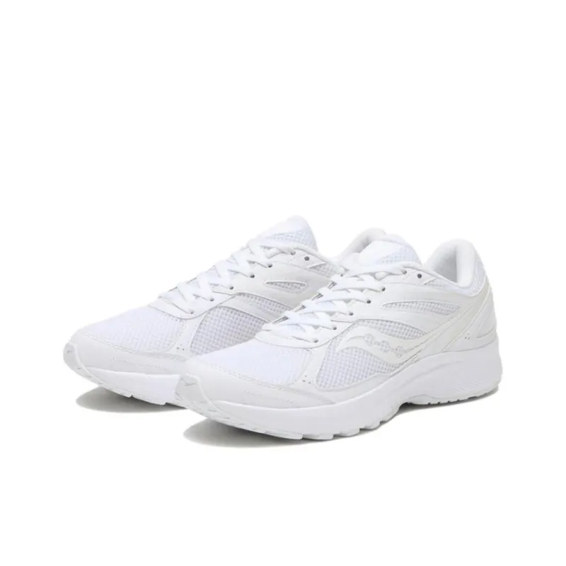 Saucony Cohesion 14 Cushioning, Wear Resistant Low Top Running Shoes Unisex White-2