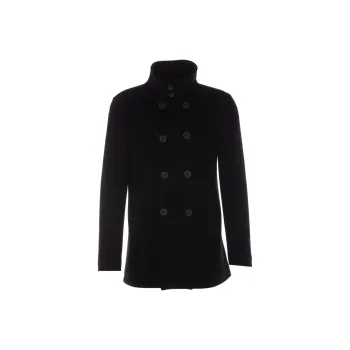 HERNO Double Breasted Long Sleeved Coat