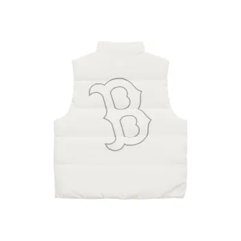 MLB Boston Red Sox Basic Collection 24FW Down Vests Unisex Cream