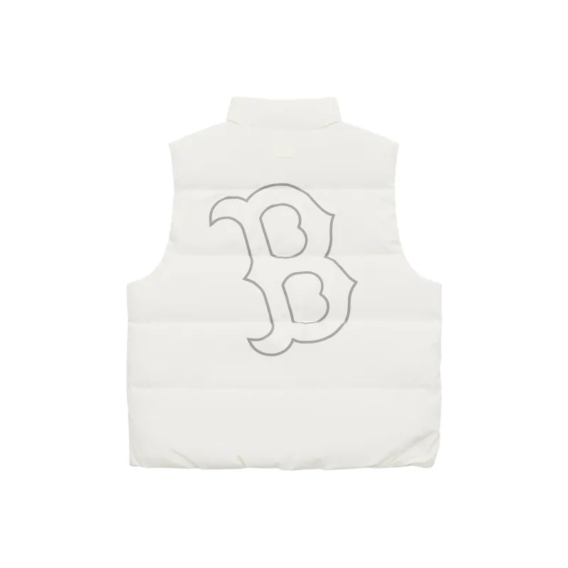 MLB Boston Red Sox Basic Collection 24FW Down Vests Unisex Cream-0