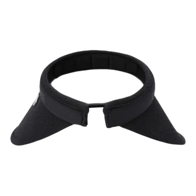 DESCENTE Polyester Rayon Polyurethane Sun Protection Hats Women's Black-4