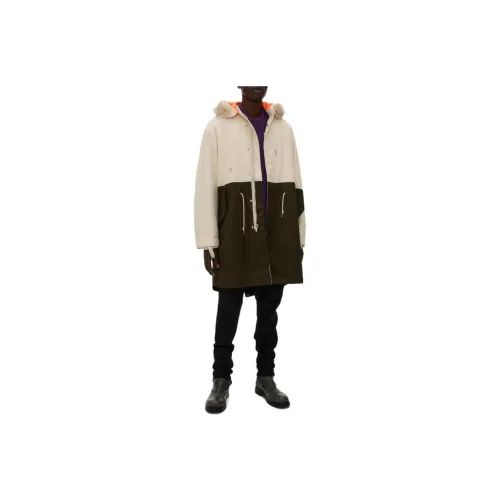 Helmut Lang Coats Men Beige