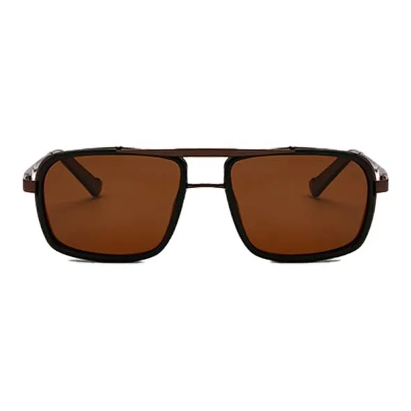 YUZHAOLIN Metal Irregular Shape Sunglasses Unisex-2