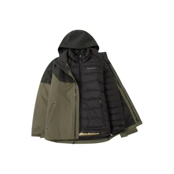 Columbia CASCADE PEAK 6 Waterproof And Warm Windbreaker Jacket Men's Green